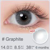Gray Series Contact Lens For Myopia Friendly To Deep Pupils And For All Skin Tones 14.0~14.5mm 6 Months