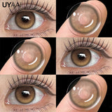 1 Pair Color Contact Lenses Makeup Blue Pupils Natural Brown Lenses High Quality Green Color Eye Lens Cosmetic Colorcon