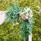 10PCS Artificial Plants Italian Ruscus Greenery Stems Spring Faux Shrub Bushes Green Leaves for Wedding Arch Bouquet Home Decor