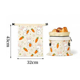 Reusable Beeswax Bread Bags Lock Closure Large Capacity Sourdough Bread Bags Freshness Preservation Beeswax Coated