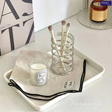 Creative Spiral Pen Holder Multifunctional Stainless Steel Desktop Storage Rack Bathroom Toothbrush Box Student Gifts