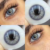 Colored Contact Lenses Lalens Van Gray Iris Brown Blue Green Color Contacts Eye Lens Eyes Half Year 2Pcs