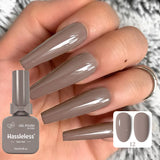 Single-use gel nail polish, classic colors, semi-permanent, removeable by soaking or LED polish, suitable for home and salon use