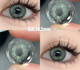 Color Contact Lenses 2Pcs New Product Myopia Degree 0 to -8.00 Cosplay Anime Purple Green Lenses Soft Lens