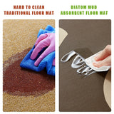 Bath Mat Diatom Mud Absorbent Floor Mats Anti-slip Entrance Doormat Bathroom Carpet Toilet Area Rugs  Alfombra De Baño