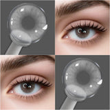 Eye Eyes Color Contacts Colored Contact Lenses Lens Small Pupil Prescription Wholesale Myopia Natural 14.2mm 2Pcs 1 Year