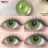 Color Contact Lenses for Eyes Korean Lens Natural Lenses Brown Lenses Blue Eye Contact Brown Big Eyes  Color Lens Eye