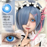 1pair Halloween Contact Lenses for Eyes Anime Cosplay Colored Lenses Beauty Pupils Black Lenses Red Lens