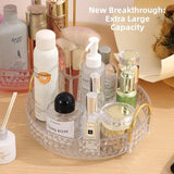 Large Capacity Acrylic Cosmetic Storage Box Desktop Organizer Perfume Rack Bathroom Bedroom Study Modern Minimalist Design