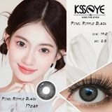 1 Pair Natural Brown Colored Contact Lenses Large Diameter for Fashionable Everyday Eye Enhancements