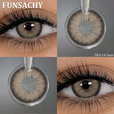 1 Pair Black Color Contact Lenses Brown Grey Beauty Soft Contact Lenses Yearly Fast Shipping Beauty Pupils Cosmetics
