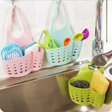 Creative Sink Drain Storage Rack Hanging Kitchen Sink Rack Adjustable Faucet Push Rack Storage Hanging Basket Kitchen Supplies