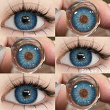 1 Pair Color Contact Lenses for Eyes Cosmetics Blue Contact Lenses Brown High Quality Natural Contact Lenses Gray Lenses
