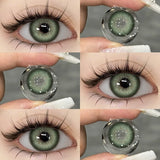 1Pair New Colored Contact Lenses for Eyes Natural Contact Lenses Blue Eye Lens Green Lenses Yearly Brown Eye Contacts