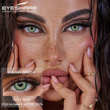 1Pair Color Contact Lenses for Eyes Blue Eye Lenses Natural Gray Pupils for Eyes Green Lenses Yearly Use Eye Contacts