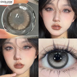 2pcs/pair Beauty Purple Contact Lenses for Eyes Myopia Colored Contact Lenses Natural Blue Lens Fashion Cosplay Pupils