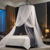 Big Size Double Layers Mosquito Net for Adults Kids Bed Valance Curtain Canopy Round Netting Tent for Home Decoration