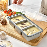 New High Quality Durable 2/3/4 Grid Lunchbox Compartmentalized Wheat Straw Lunch Box Dinnerware Portable Food Fruit Container
