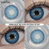 Big Eyes Color Contact Lenses Fashion Blue Colored Contact Lense Brown Softlenses Green Beauty Pupils Yearly Use