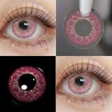 Eye Eyes Color Contacts Colored Contact Lenses Lens Small Pupils Myopia Cosplay Anime Cute 2Pcs 12 Months 1 Year Use