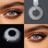 14.2mm Half Yearly Small Pupil Natural Tone Soft Colored Contact Lenses All Day Hydrating Cosmetic Lens For Daily Wear