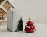 Handmade Cartoon Christmas Tree Scented Candles Scene Decoration Shooting Props Soy Wax Aromatherapy Incense Candle