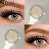 Colored Contact Lenses Makeup Green Lenses Beauty Siri Blue Colored Pupils Cosmetic Natural Brown Pupils 14.5mm Big Eyes