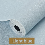 Self-adhesive waterproof Wall Sticker Plain Decor wallpaper diatom mud modern simple Nordic Style background Bedroom Wallpaper
