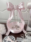 New Jewelry Storage Rack Bow Handmade Ornaments Elegant Necklace Beads Display Stand Creative Home Decorations Desktop Ornament