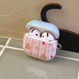 New Cartoon Cute Bear Bowknot Silicone Shockproof Protection Case for AirPods Pro 2 for AirPods 4 3 2 1 Soft Cover Cake Pendant