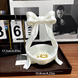 New Jewelry Storage Rack Bow Handmade Ornaments Elegant Necklace Beads Display Stand Creative Home Decorations Desktop Ornament