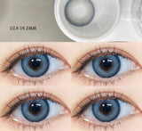 1Pair Beauty pupils Natural Colored eye lenses Myopia purple pupils Brown lenses Blue Contact 1 Yearly Use