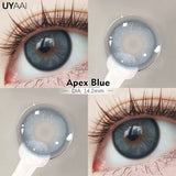 Fashion1 Pair  Color Contact Lenses High Quality Lenses Blue Myopia Lenses Makeup Gradient Lenses