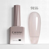 Nail Gel Polish HEMA FREE Translucent Jelly Gel Varnish Semi Transparent Super Glossy Ultra Consistency Round Shape Brush
