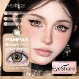 2Pcs Cosplay Contact Lenses Blue Anime Eye Lenses Halloween Red Makeup Beauty Pupils Purple Colored Eye Contacts Yearly