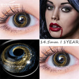 2pcs Cosplay Colored Contact Lenses Anime Blue Red Eyes Lenses Halloween Green Makeup Eyes Contact Crazy Lens Yearly