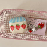 Case for Apple AirPods Pro 2 Protection Cover Lovely Fruit Strawberry Pendant Headphone Cases for AirPods 4 3 2 1 Pro 3nd Fundas
