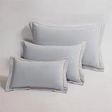 2pcs 100% Cotton Brushed Pillowcase Solid Breathable Envelope Pillow Cover For Home Hotel Kids Adult Student 30*50/40*60/48*74cm