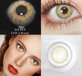 1 Pair 15 Colors Lenses Contact Lenses for Eyes Beauty Pupil Natural Eye Color Lens Colored Contacts Half a Year Throw