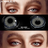 Natural Colored Contacts Lenses 2pcs Blue Contacts Beautful Pupils Color Contacts Yearly Makeup Green Eyes Contact Lens
