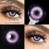 1pair/2pcs Colored Contact Lenses for Eyes Pink Contacts Purple Lens Cosplay Contact Lenses Blue Fashion Red Soft Lenses