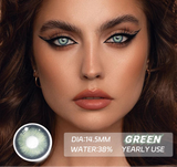 2Pcs Best Selling Contacts Colored Lenses Color Blue Green Grey Series Soft Lens Natural EyeBeauty Pupil Cosmetic Lens