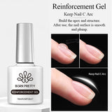 Green Guava Gel Nail Polish Cat Magnetic Light 10ml Sparkling Glass Bead Soak Off UV LED Varnish Salon Maniucre