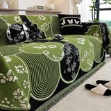 Chinese Antique Printed Sofa Cover Full Cover Dust-Proof Sofa Blanket for Office Furniture Protection Slipcover for All Seasons