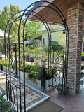 Metal Garden Arch Arbor Trellis for Climbing Plants Wedding Arches for Ceremony