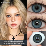 New Color Contact Lenses for Eyes Natural Blue Eye Lenses Cosmetic Green Contacts Yearly Brown Eyes Lens Gray Lenses