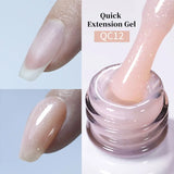 Wine Red Jelly Gel Nail Polish Glitter Nude Translucent Quick Extension Gel Semi Permanent Varnish UV Gel Nail Art 1