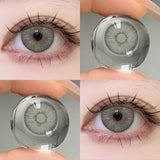 1 Pair Color Contact Lenses For Eyes Natural Gray Blue Beautiful Pupil Soft Natural Accessories Yearly Cosmetic Pupils