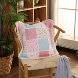 Flower-shaped Cushion Throw Pillows Cotton Fabric Pillows with Cores Cushions Cute Pillows Lumbar Pillows Sofa Pillow Set Square