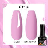 7ml Rubber Base Nail Gel Polish Nude Milky White DIY Nail Art Soak Off Gel Polish Semi Permanent Painting UV Vernis
